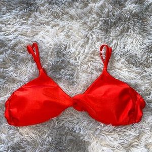 Cupshe Red Bikini Top